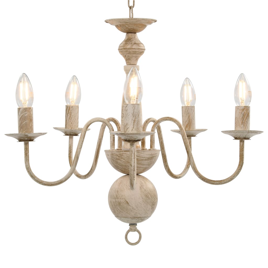 Antique Chandelier 5×E14 Bulbs Antique Chandelier 5×E14 Bulbs