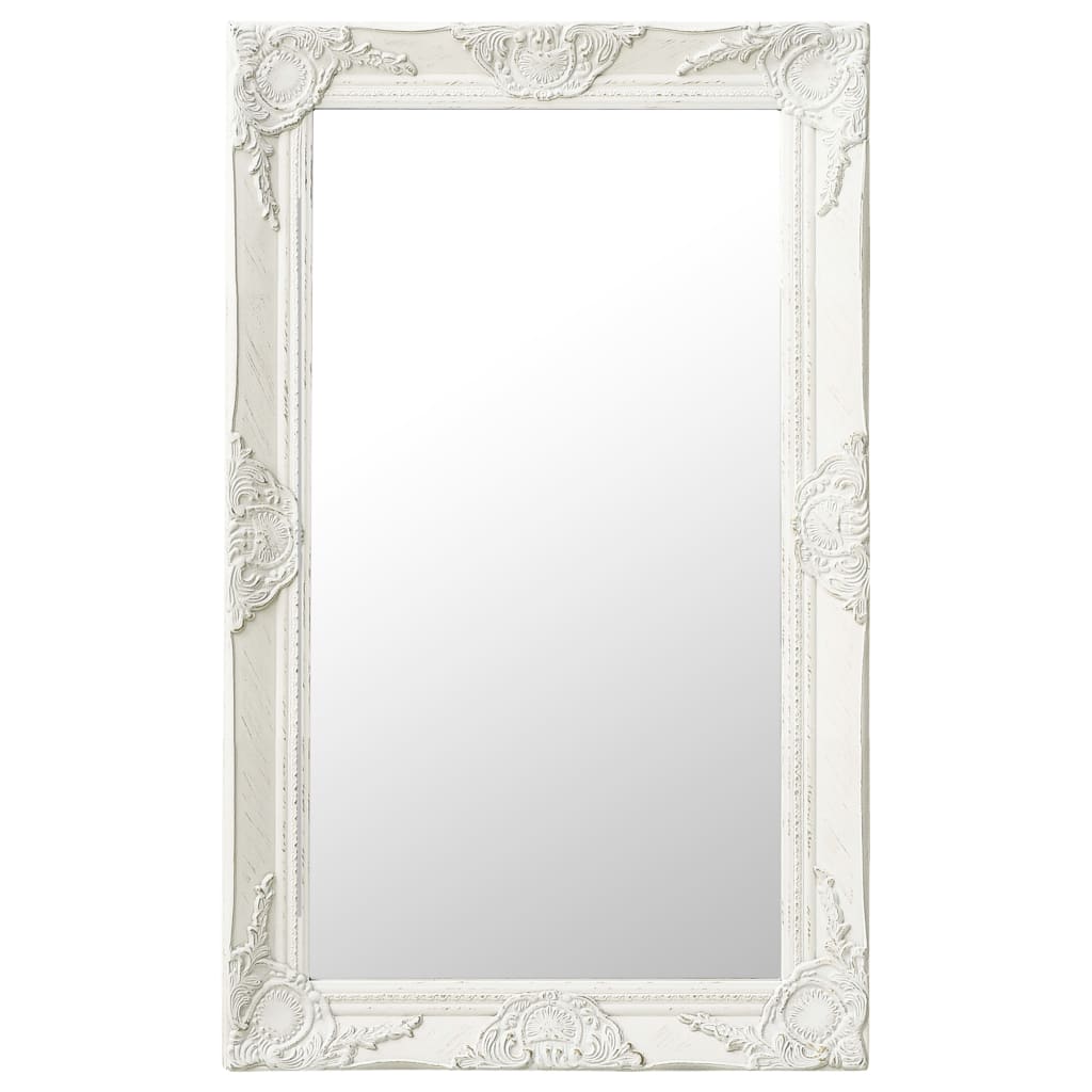 Baroque-style wall mirror, golden wall mirror