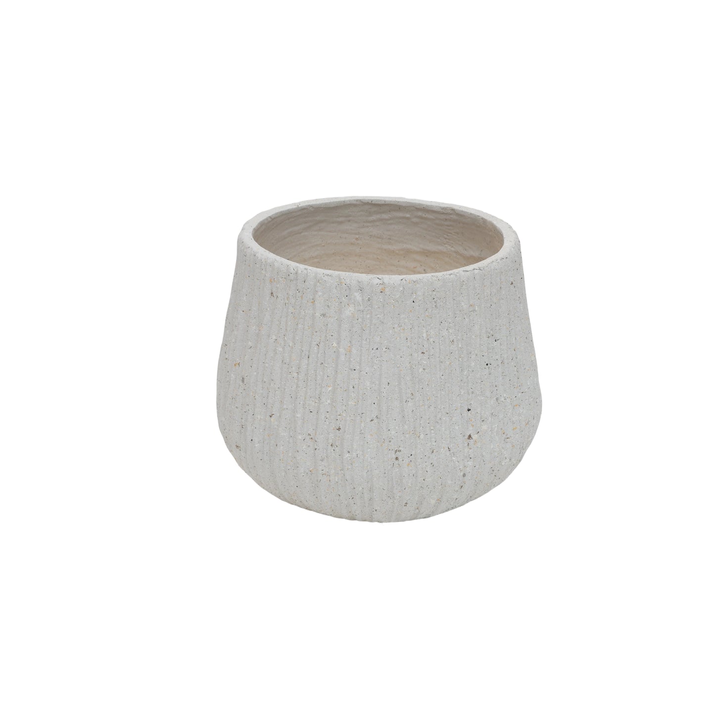 11Dia X 9.06 H Large Round Planters For Indoor Plants, Outdoor Planters With Drainage Holes, Magnesium Oxide Plant Pot With Cement Texture Plant Pots Indoor & Outdoor For Home Garden Patio