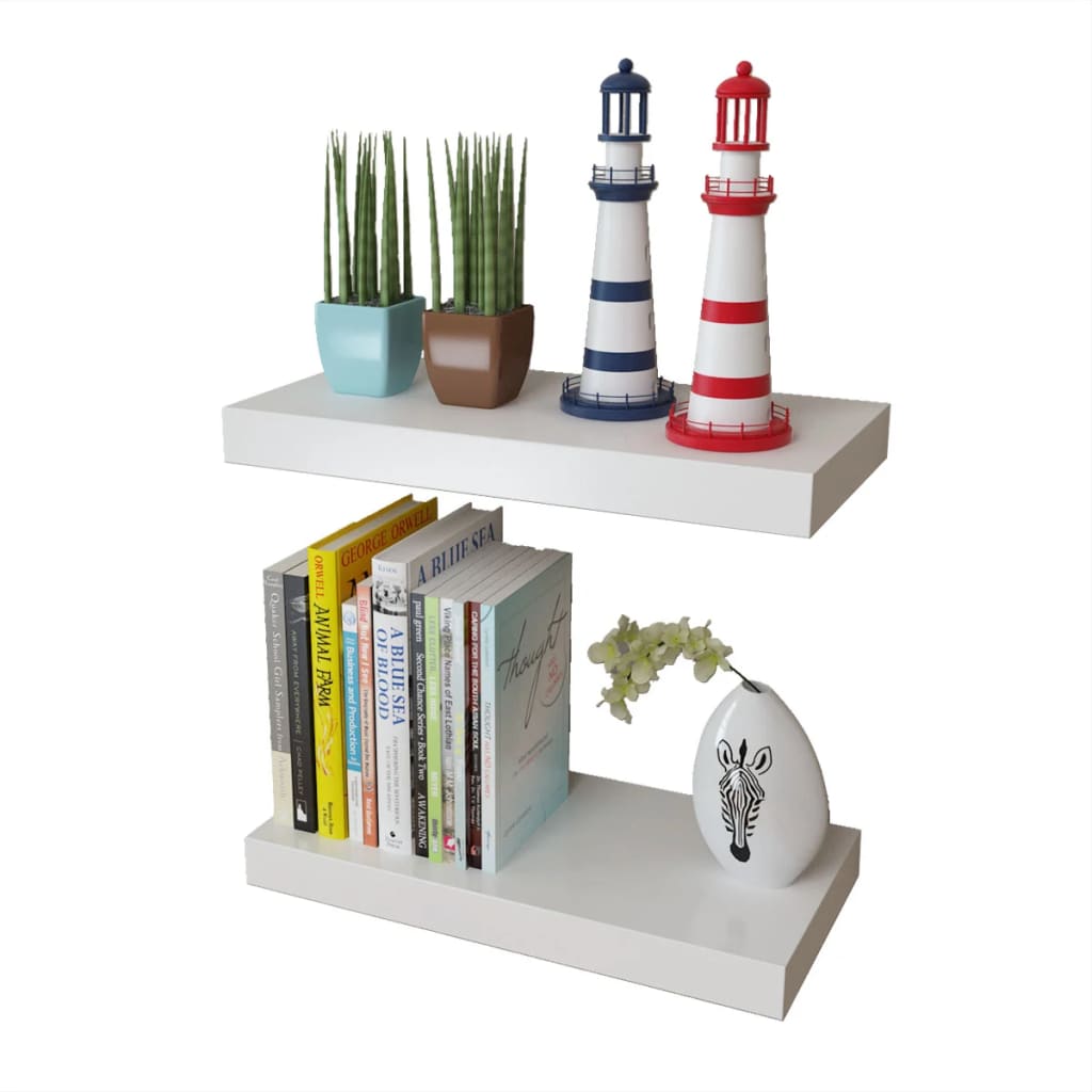 wall shelves, 2 pieces.