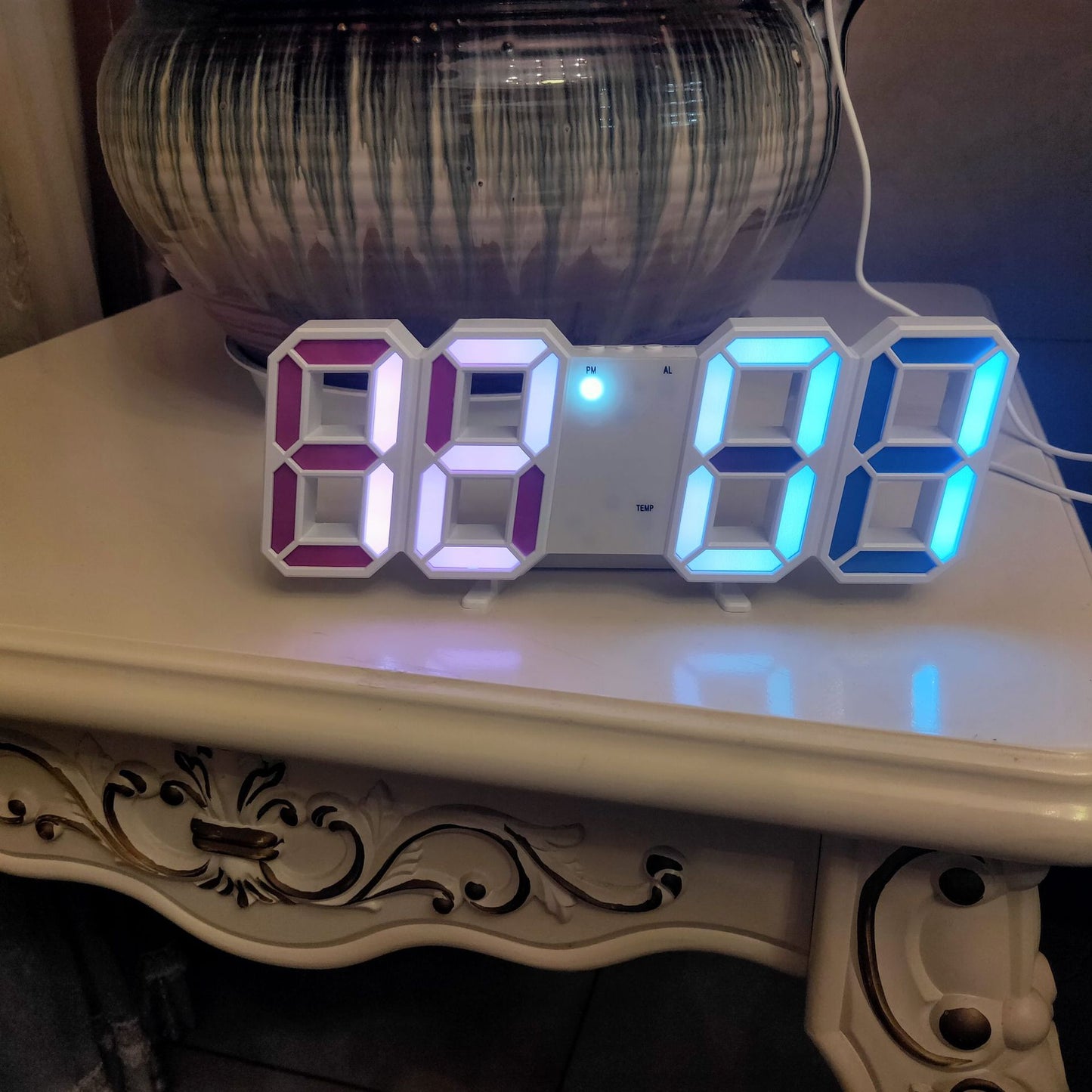 Digital Clock Alarm Clock LED Electronic Gift