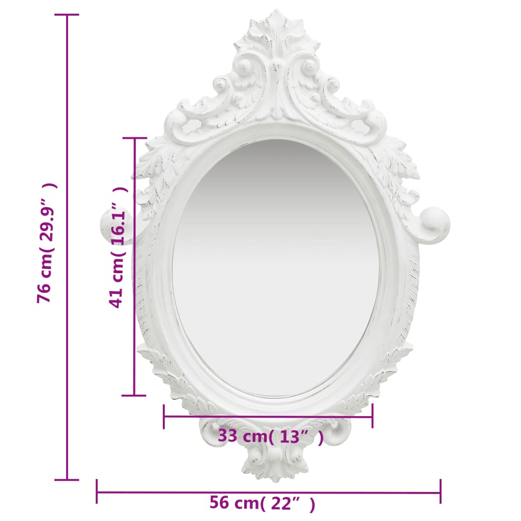 Castle-Style Wall Mirror   Castle-Style Wall Mirror