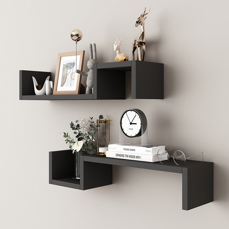 Wall Decoration With Shelves Placed On The Wall