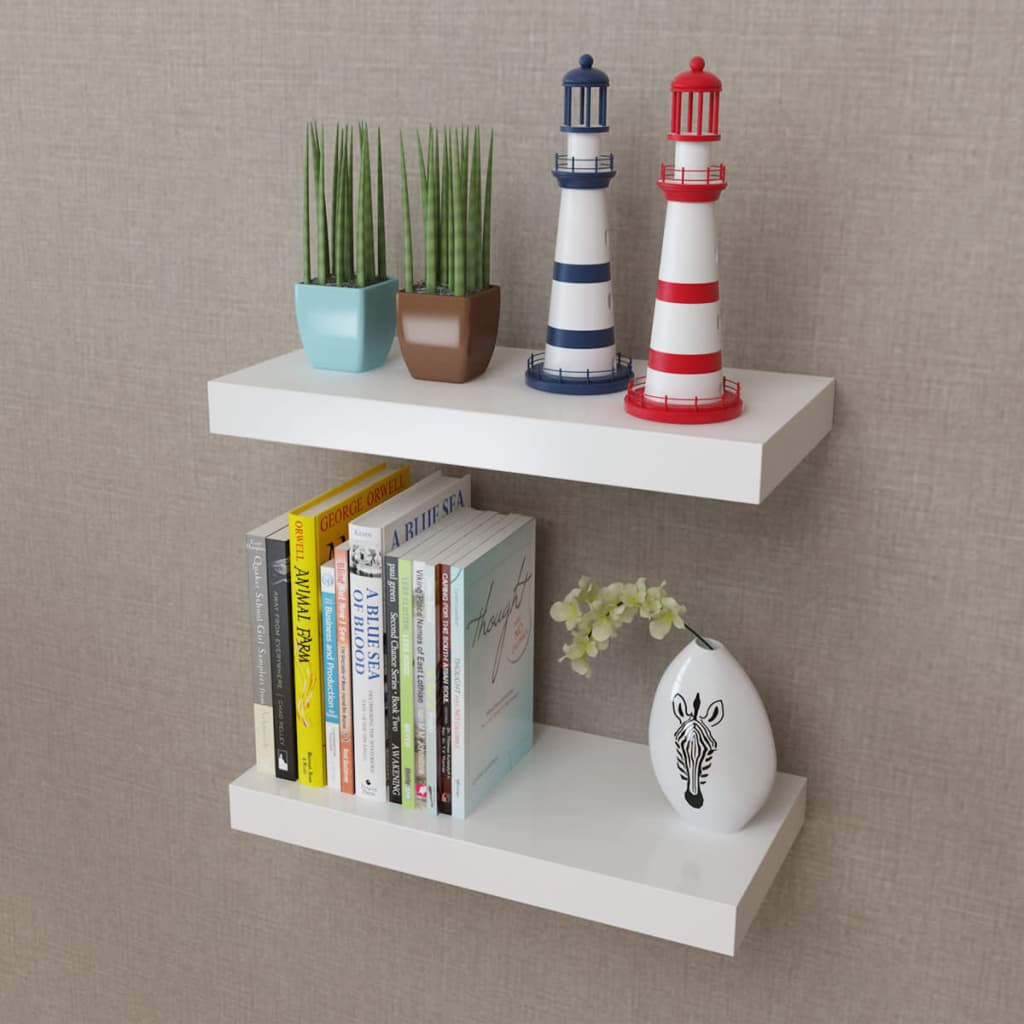 wall shelves, 2 pieces.