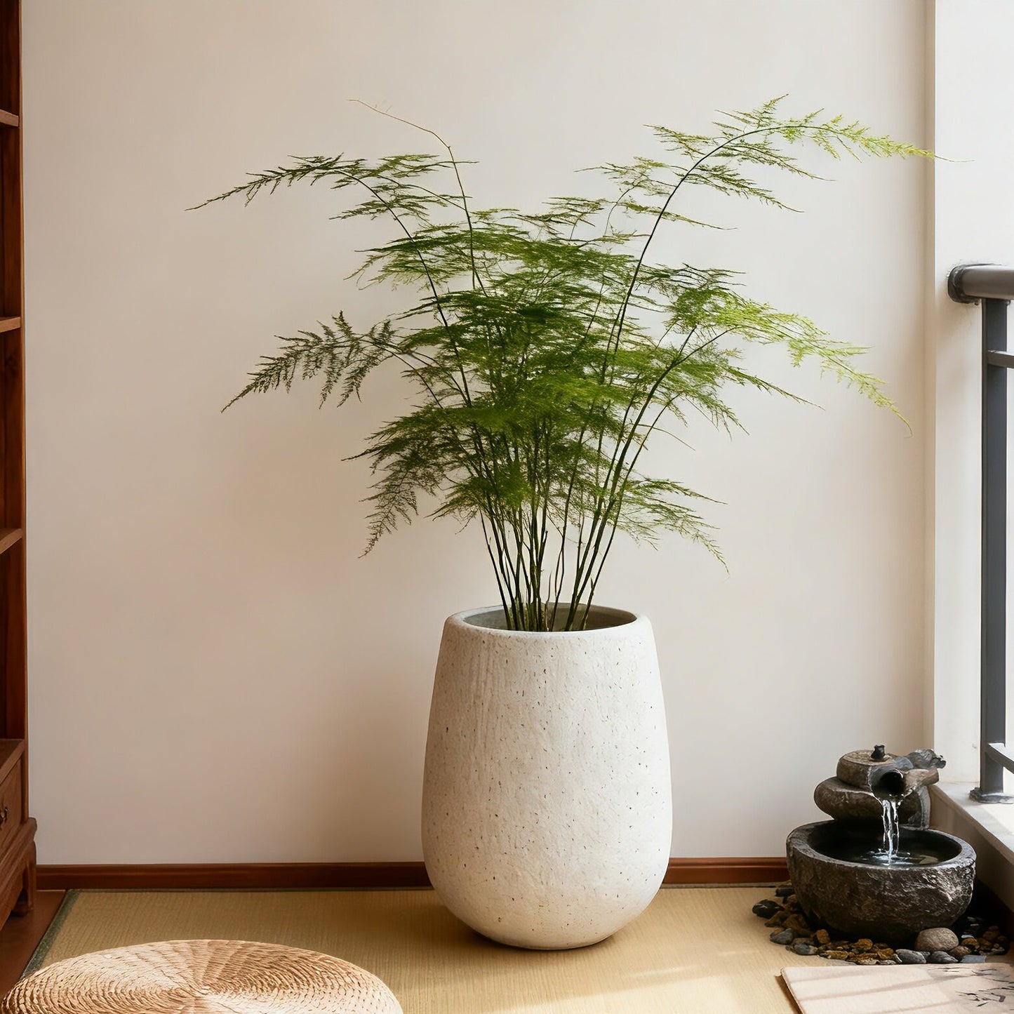13.38Dia X 16.14 H Dia Large Round Planters For Indoor Plants, Outdoor Planters With Drainage Holes, Magnesium Oxide Plant Pot With Cement Texture Plant Pots Indoor & Outdoor For Home Garden Patio